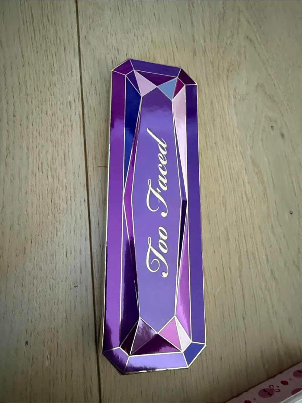 Too Faced Eyeshadow Palette & Lip Injection Gloss — Purple, Pink, Silver, White